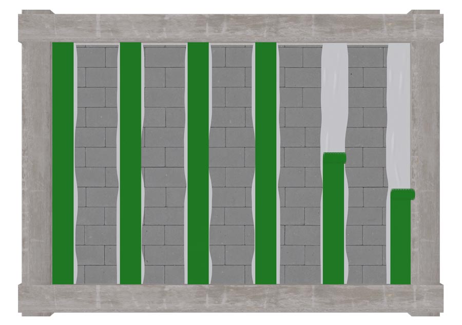 اجرای نوارهای وال مش